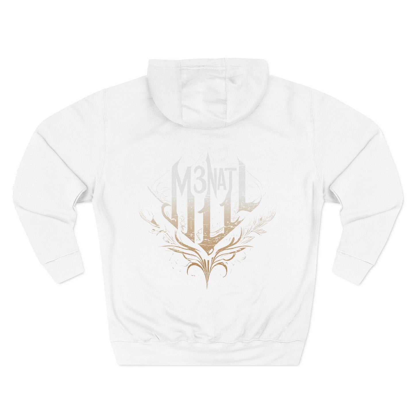 Three-Panel Fleece Hoodie