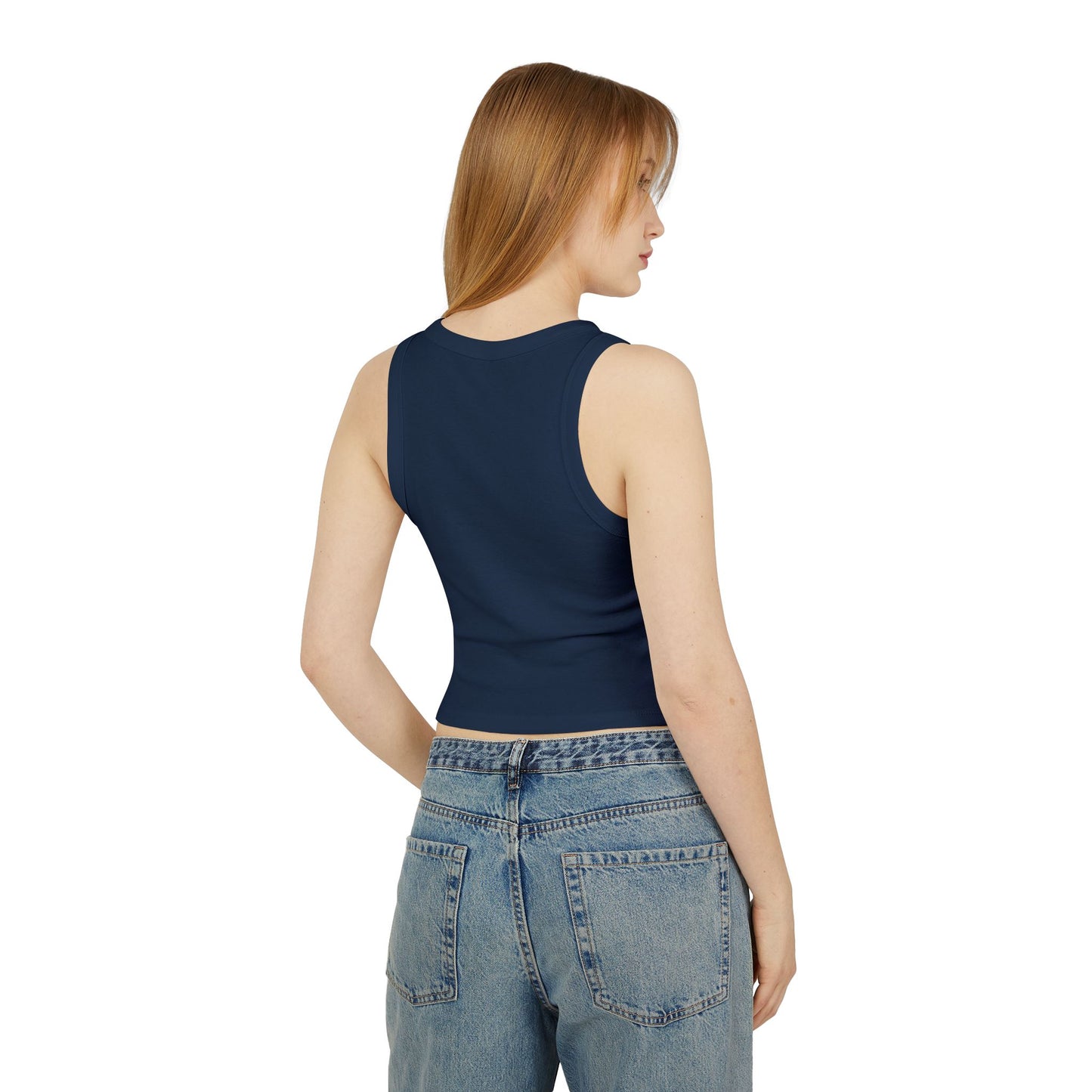 Self Love Women's Micro Rib Racer Tank Top - Stylish and Empowering