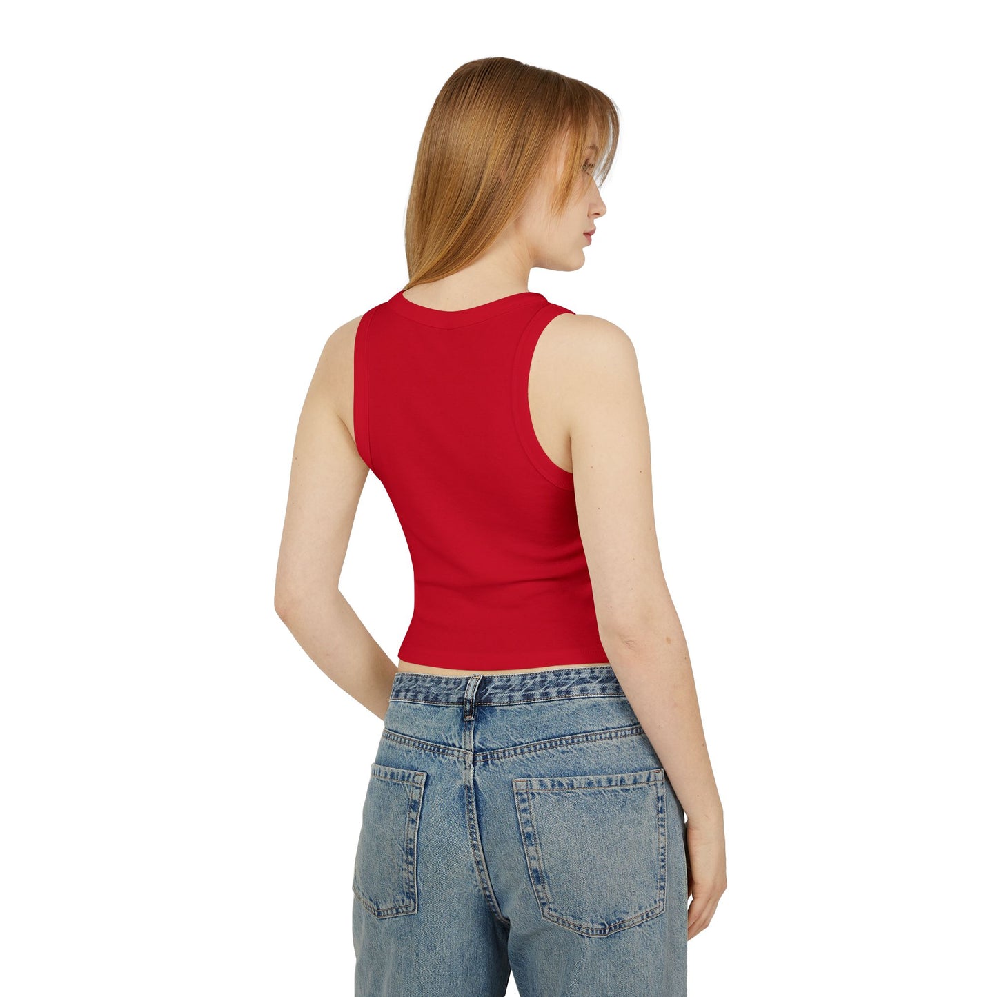 Self Love Women's Micro Rib Racer Tank Top - Stylish and Empowering
