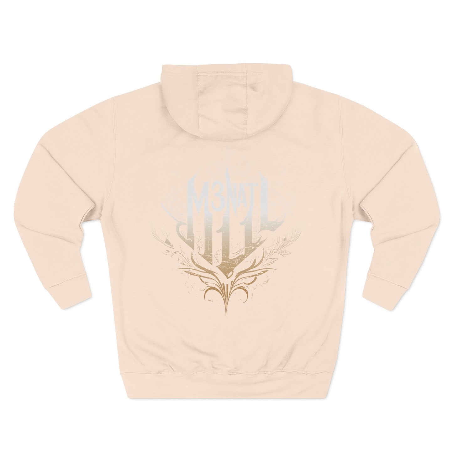 Three-Panel Fleece Hoodie