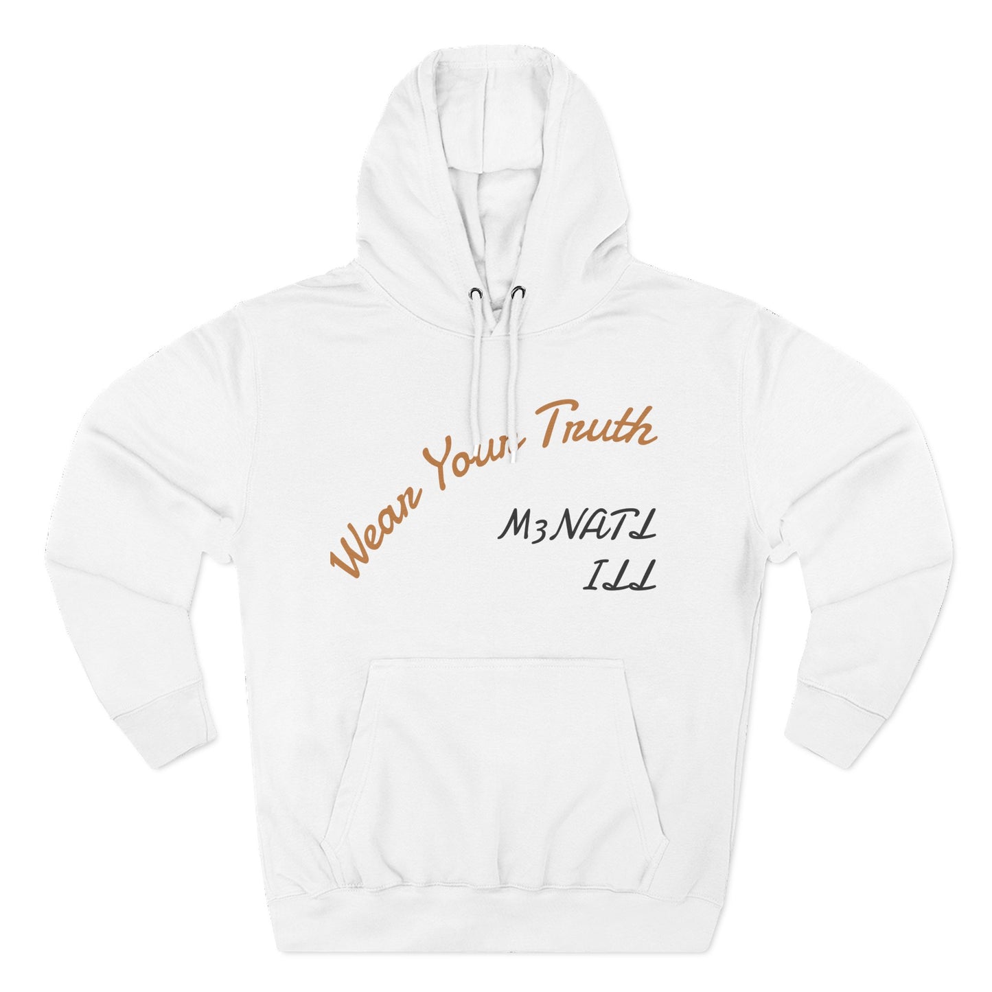 Three-Panel Fleece Hoodie