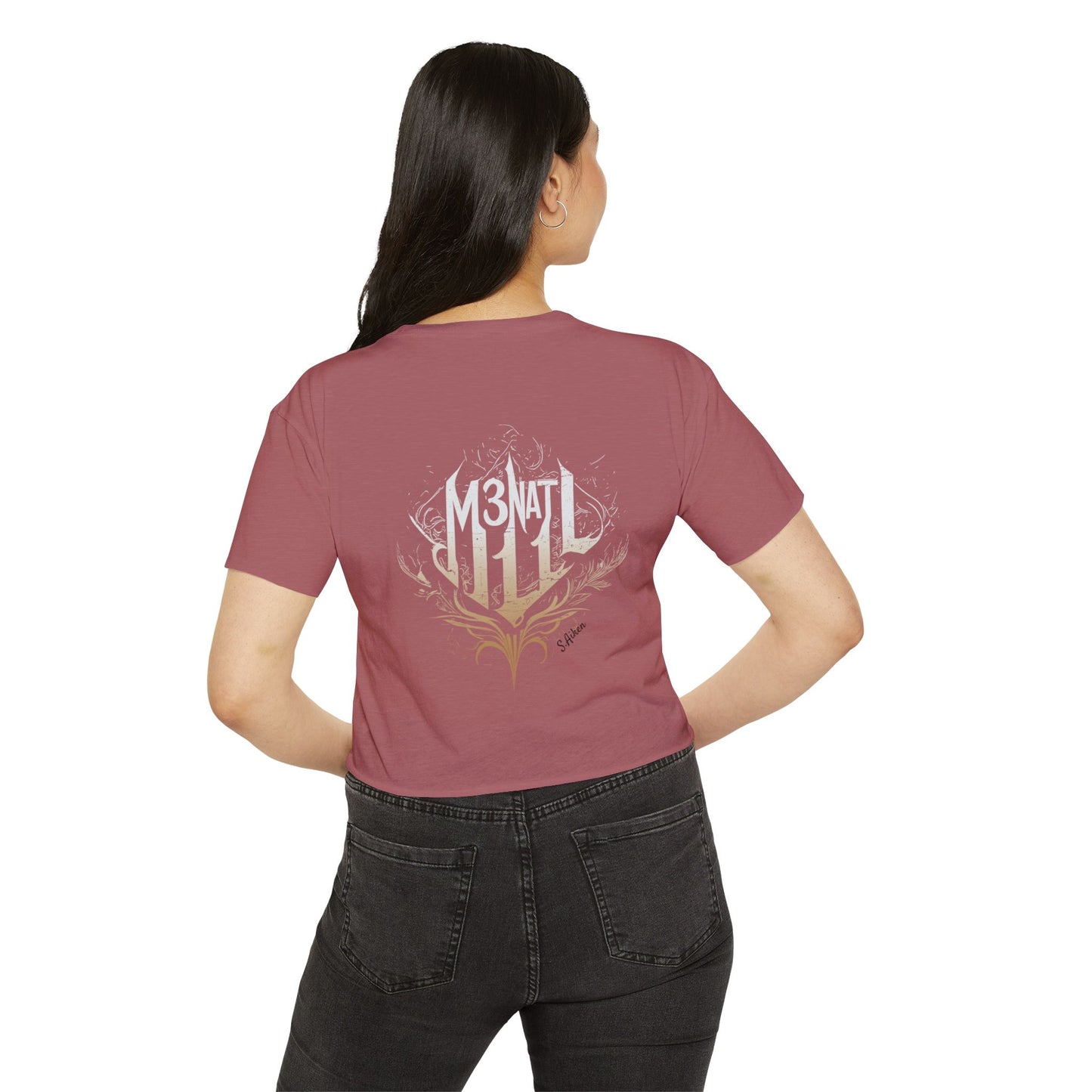 Empowering Women's Festival Crop Top - "Wear Your Truth" Design