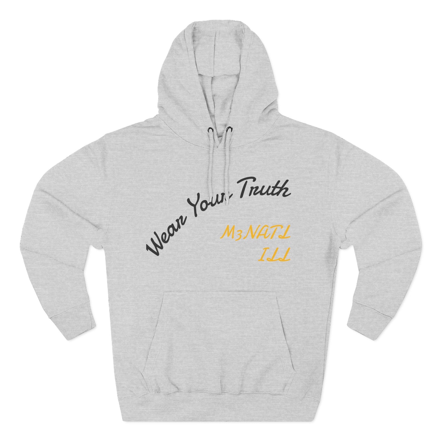 Three-Panel Fleece Hoodie