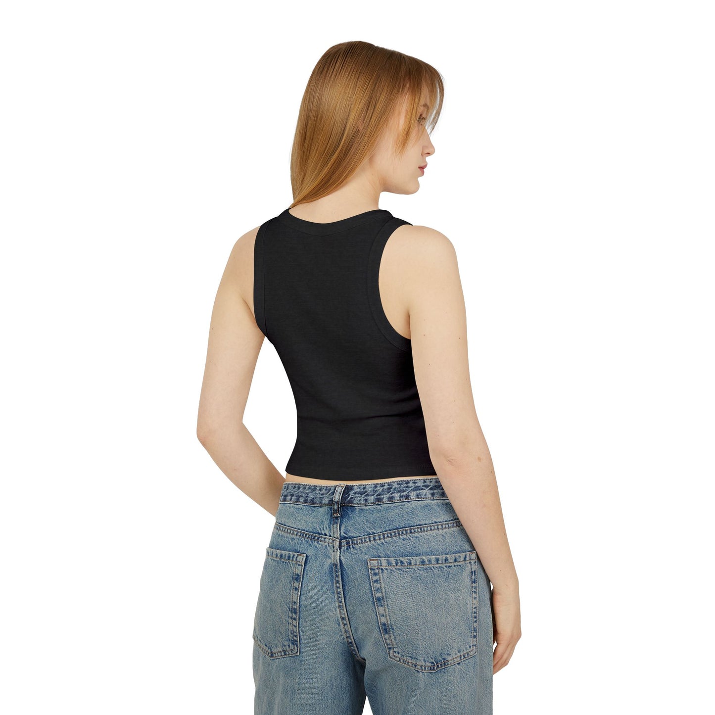 Self Love Women's Micro Rib Racer Tank Top - Stylish and Empowering