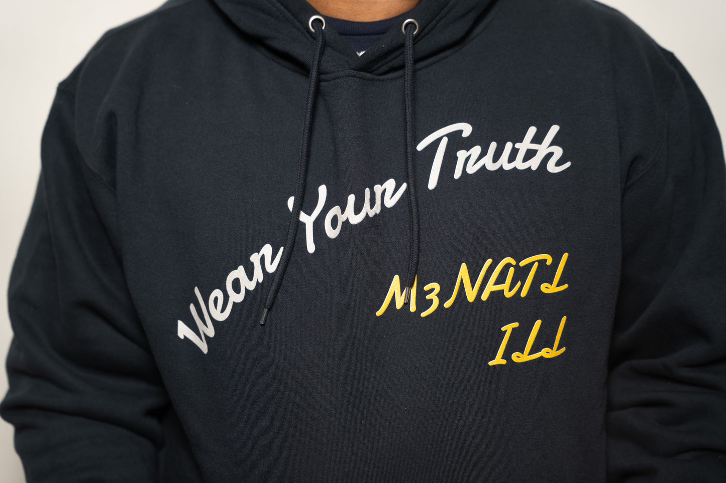 Three-Panel Fleece Hoodie