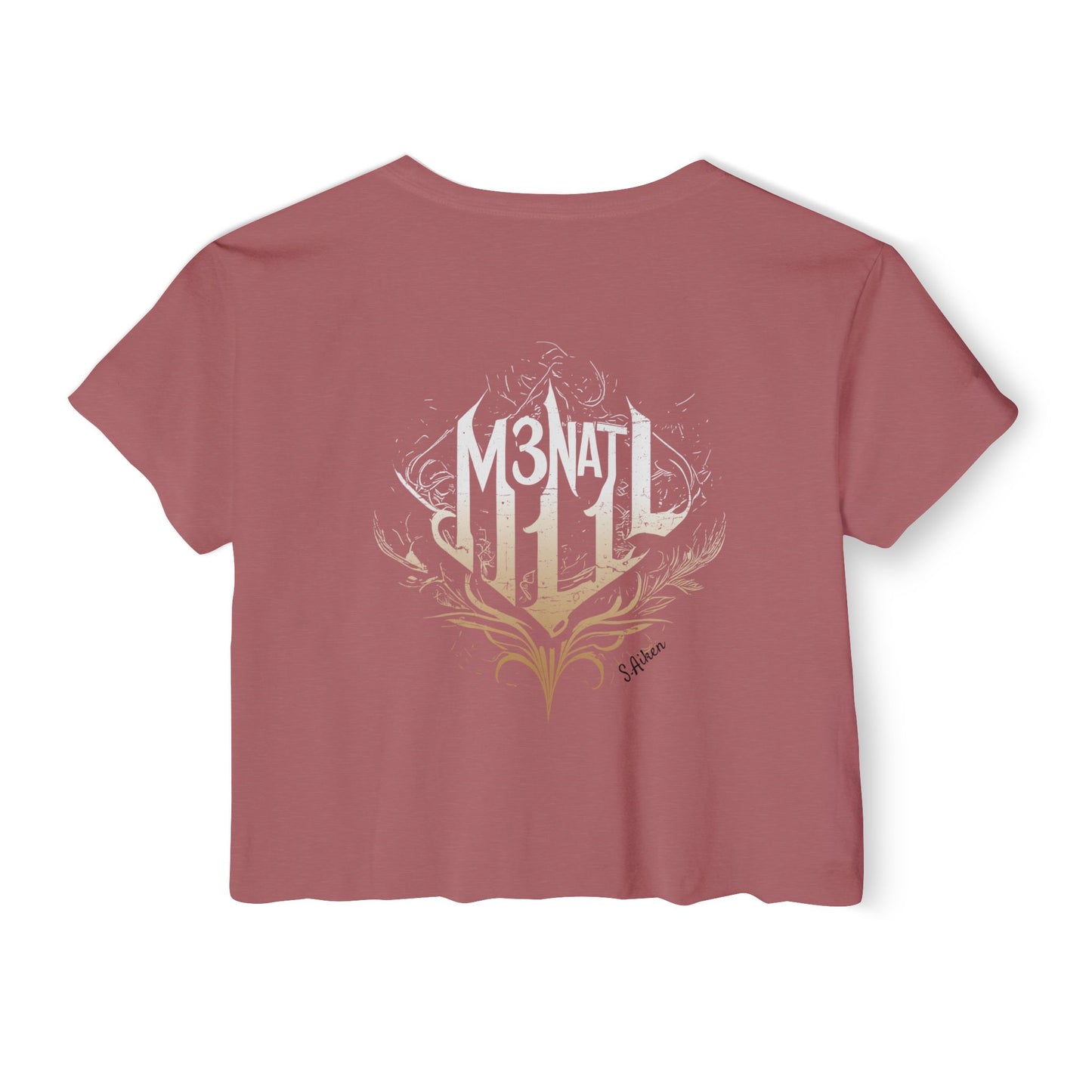 Empowering Women's Festival Crop Top - "Wear Your Truth" Design