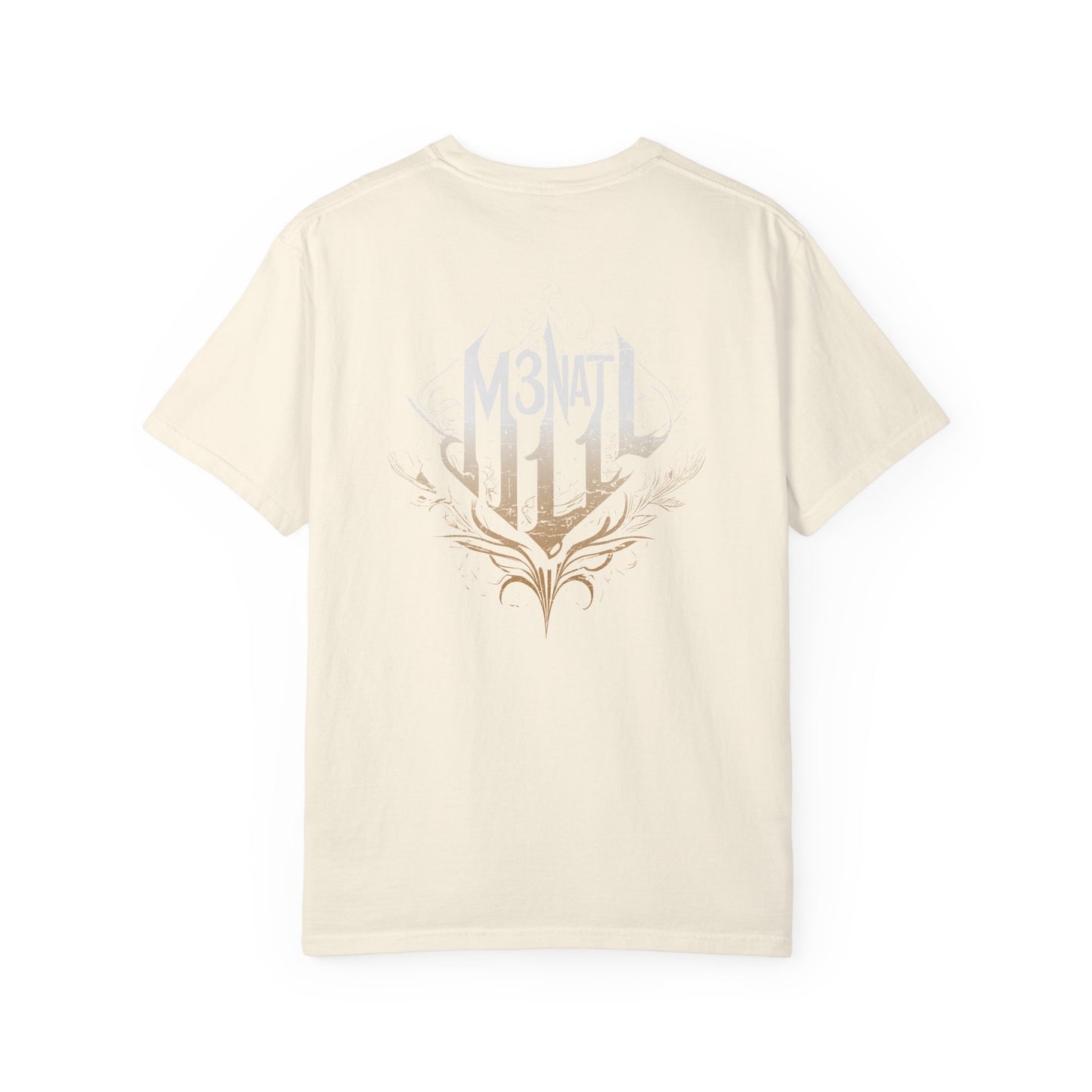 Garment-Dyed Unisex T-Shirt with Nature-Inspired Design