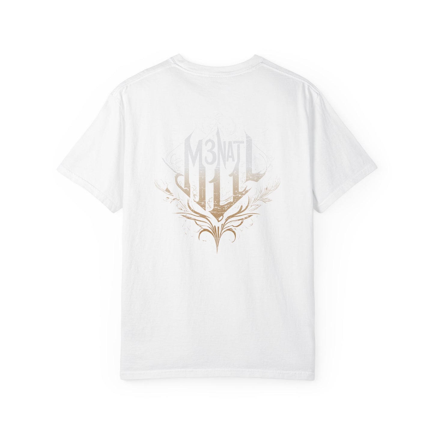 Garment-Dyed Unisex T-Shirt with Nature-Inspired Design