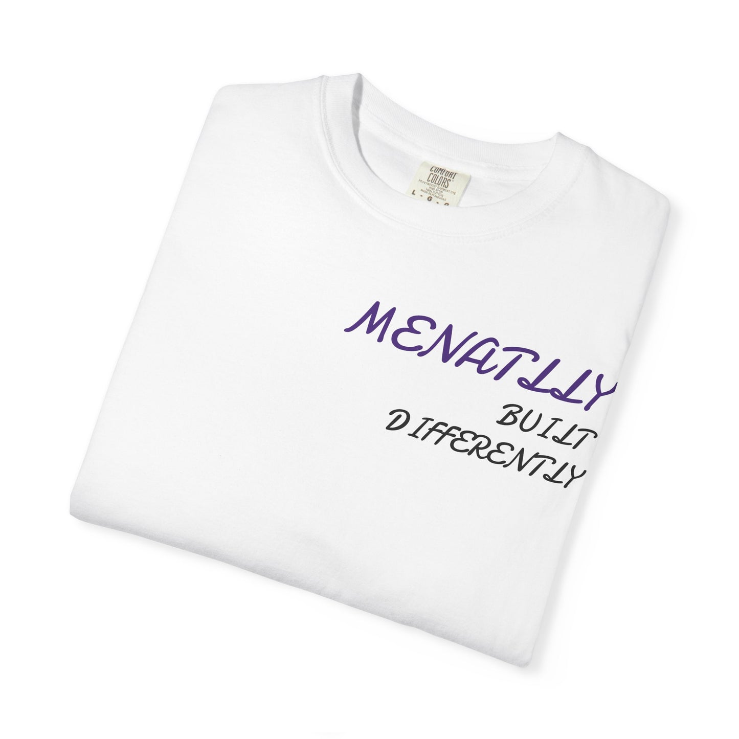 Menatlly Built Differently Unisex T-Shirt - Inspirational Graphic Tee for Unique Minds